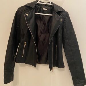 Faux Leather Jacket